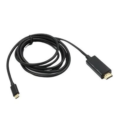 Type C to HDTV 4K Adapter USB C Male to HDTV Female Converter Cable 4K@30Hz - Image 1 of 4