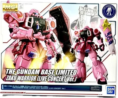 NEW 1/100 MG Zaku Warrior Live Concert Ver. Plastic Model kit Gundam Base JAPAN - Image 1 of 4