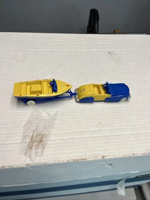 DIMESTORE DREAMS DELUXE PLASTIC 1:43 blue convertible  vintage toy - Image 1 of 4