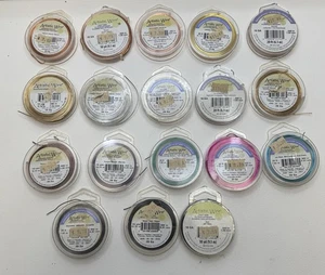Lotto di 18 fili per gioiellieri artistici. Argento, oro, più colori e misure. - Foto 1 di 10