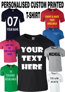 Personalised Custom Printed T-Shirt Your text logo stag do hen party unisex top - Picture 1 of 12