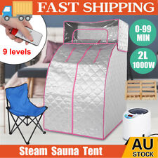 2L Portable Steam Sauna Tent Home Spa Full Body Skin Slim Loss Weight Steamer AU