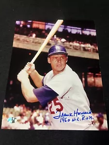 Frank Howard Signed Autographed 8X10 Photo Dodgers "Hondo 1960 NL ROY" Coa - Picture 1 of 3