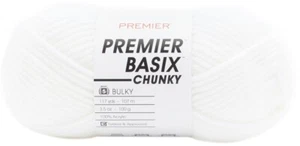 Premier Basix Chunky Yarn-White - 3 Pack - Picture 1 of 1
