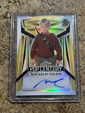 2023 Leaf Pop Century Gold SuperPrismatic Macaulay Culkin AUTO 1/1 BA-MC2