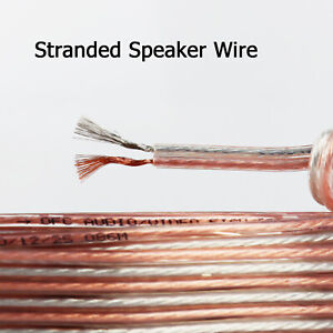8 12 14 16 Gauge Audio Stereo Speaker Wire For Home Theater Car Loudspeaker Lot