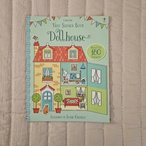 DOLLHOUSE (USBORNE FIRST STICKER BOOK) Abigail Wheatley Very Good Condition - Picture 1 of 2