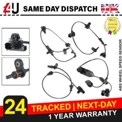 ABS SPEED SENSOR FOR HONDA CIVIC 2005-23 FRONT & REAR LEFT & RIGHT 4 PCS - Image 1 of 4