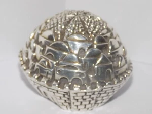 argento sterling sam philipe ornamento scultoreo peso carta gerusalemme 3000 - Foto 1 di 4