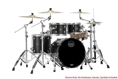 Juego de batería de jazz negro satinado Mapex Saturn 20x16/10x7/12x8/14x14 paquete de carcasas distribuidor Foto 1 de 4