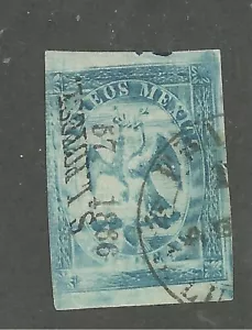 MEXIKO SAN LUIS POTOSI 1 ECHTER ADLER 57-1866 GEBRAUCHT (B488) - Bild 1 von 1