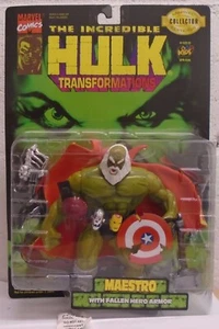 The Incredible Hulk Transformations Maestro Figure Fallen Hero Belt 1997 Toybiz - Picture 1 of 3