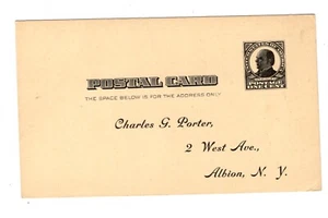 ORLEANS COUNTY FAIR dona frutta prestampa c1903 Siracusa cartolina inutilizzata z13 - Foto 1 di 2