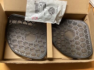 2015-23 HARLEY ROAD GLIDE FAIRING SPEAKER GRILLS BLK WITH GASKETS ^ - Picture 1 of 5