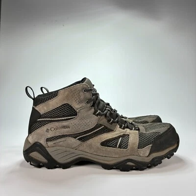 Columbia Hammond Mid Waterproof Hiking Boots Brown Black Trail Shoes Men Size 10 - Image 1 of 4