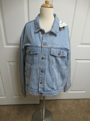 NUEVO CON ETIQUETAS Arizona Jean Co Chaqueta Denim FORRADA LIGERA CON LAVADO A PIEDRA Talla X-Grande Nueva con Etiquetas Foto 1 de 4