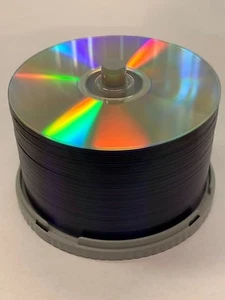 50-Pack DVD+R 16X 4.7GB 120 min Blank Recordable Disc Storage Media - Picture 1 of 1