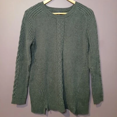 Suéter para mujer Nautica XL gris manga larga preppy academia 100 % algodón Foto 1 de 4