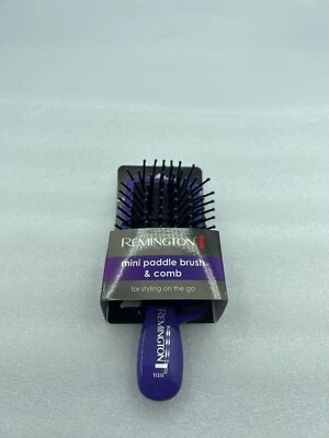 Juego de mini cepillo y peine de paleta Remington para peinar viajes sobre la marcha -NUEVO Foto 1 de 3