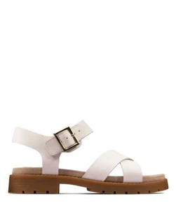 Clarks Orinoco Strap Ladies Sky White Leather Sandals UK Size 3 D EU 35,5 - Bild 1 von 7