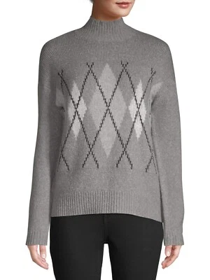 Suéter para mujer Heart N Crush Argyle cuello falso Foto 1 de 4