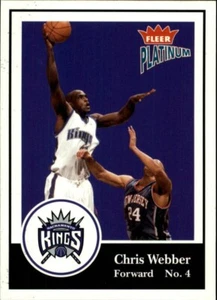 Chris Webber-Sacramento Kings-2003-04 Fleer Platinum Basketball #57 - Picture 1 of 2