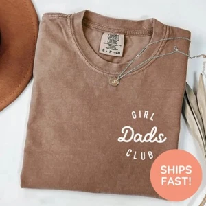 Girl Dad Shirt for Father’s Day, Cute Gift for Him, Girl Dads Club Tee - Picture 1 of 2