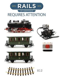 PIKO 'G' GAUGE 37125 DR BR80 PASSENGER STARTER TRAIN SET - Picture 1 of 12
