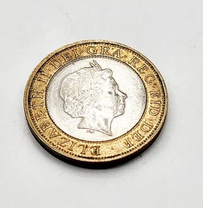 Seltene Zwei Pfund Münze Fehler 1999 Queen Elizabeth - Bild 1 von 4