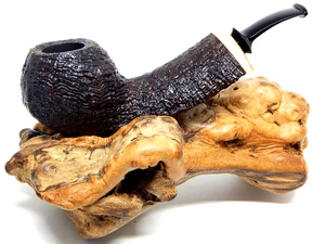 JODY DAVIS C23/04 ANILLO FRAILE GRAN BLAST TEAR DROP MANPLE ESTATE PIPE CON VORY - Imagen 1 de 10