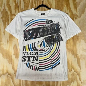 Vintage y2k volcom stone 2000s surf skate trippy aop t-shirt - Picture 1 of 4