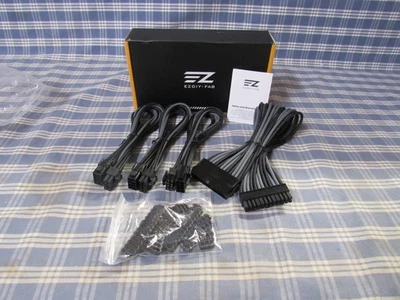 EZDIY-FAB PSU Cable Extension Sleeved Custom Mod GPU PC Power Supply FREE SHIP. - Image 1 of 4