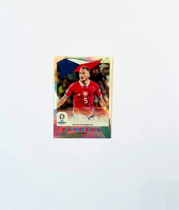 2024 Topps Chrome UEFA Euro 2024 Vladimir Coufal 1960s Signed Autograph /99 - Picture 1 of 3