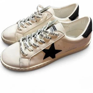 Sneakers vintage Havana Carla donna taglia 8,5 bianco e nero nuove senza scatola - Foto 1 di 8