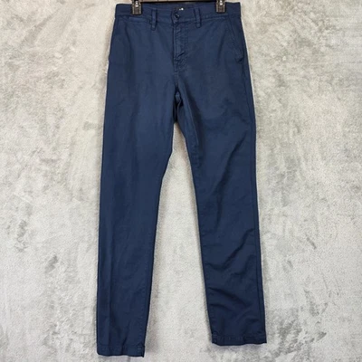 7 For All Mankind Pants Mens 30 Navy Blue Slim Fit Stretch Chino Casual Cotton - Image 1 of 4