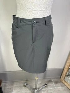 Eddie Bauer Women’s Gray Adventurer 2.0 Athletic Gym Skort Shorts Skirt Size 4 - Picture 1 of 15