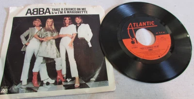 Vinyl record 45 single Picture sleeve ABBA Take a chance on me I'm a marionette - Image 1 of 2