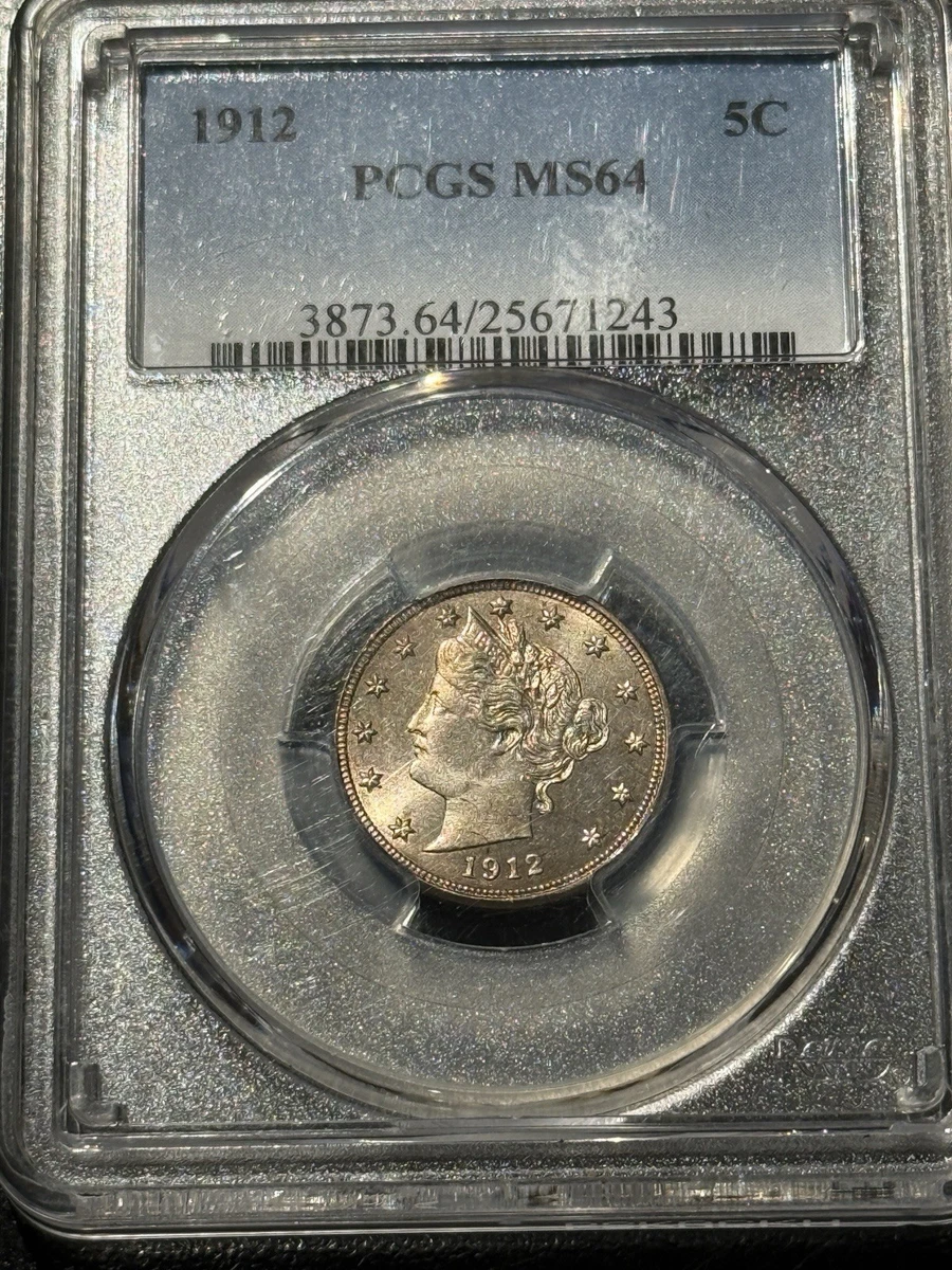 USA 5C No CENTS 1883 PCGS MS63