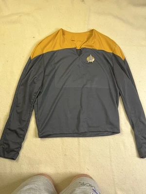 Disfraz Vintage Star Trek Dorado Próxima Generación Talla Grande Rubíes Disfraces Foto 1 de 4
