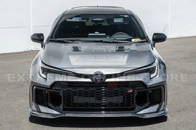 GR Style 3PCs CARBON FIBER Front Splitter Lip Kit | For 25-Up Toyota GR Corolla - Image 1 of 4