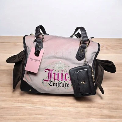 Exclusivo JUICY COUTURE DREAMY JUICY TOTE Rosa nuevo con etiquetas Viral Mujer Foto 1 de 4