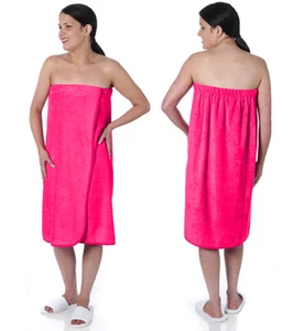 Wrap Around Sarong, Terry Towelling Material, Women's Cover Up, Swimming Wrap - Picture 1 of 73