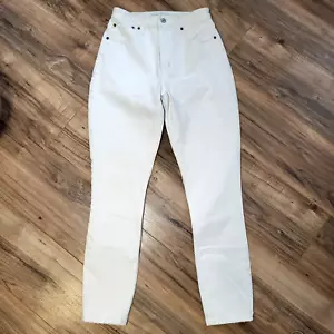 Abercrombie & Fitch Jeans Women 26 2 White Super Skinny High Rise Denim - Picture 1 of 4