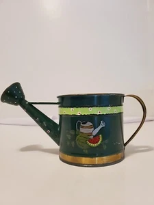 Signed 6" Hand Painted Metal Watering Can Of Watetmelons - Picture 1 of 20