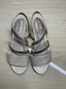 Lifestride yoyo strappy wedge sandal size 8 - Picture 1 of 12