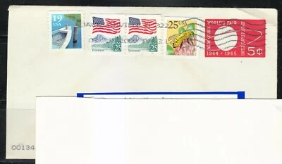 United States World Fair 1964 cover postal used only 2009 to Lithuania.RARE.Bee - Image 1 of 2