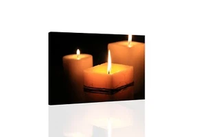 Candles - CANVAS OR PRINT WALL ART - Picture 1 of 2