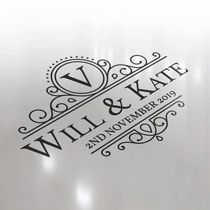 Premium Wedding Dance Floor Event Custom Decor Sticker Vinyl Decal Graphic - Picture 1 of 4