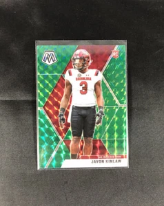 2020 Mosaic Javon Kinlaw Green Prizm Rookie Card San Francisco 49ers - Picture 1 of 2