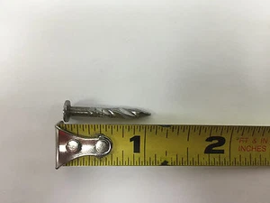 (100 Pk) 97810A120 NAIL SCREW 1" X 0.120" X 0.281" - Picture 1 of 4